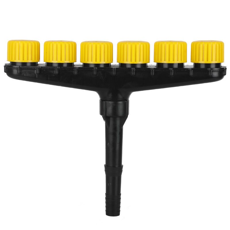 6-Head Adjustable Garden Spray Nozzle - Wide-Area Watering and Mist Sprayer