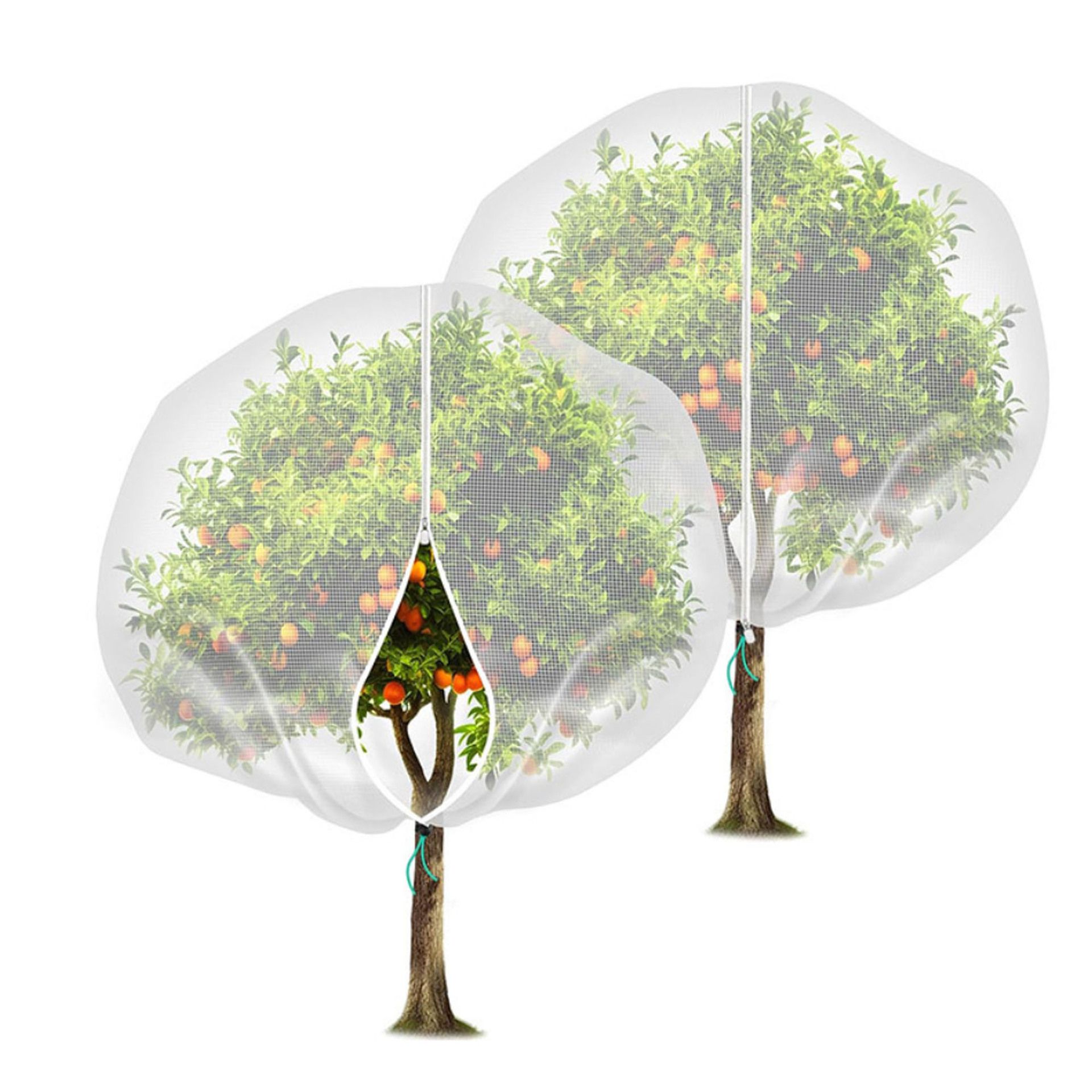Fruit Tree Netting Cover with Zipper (200x300cm)- Plastic Mesh Bird and Insect