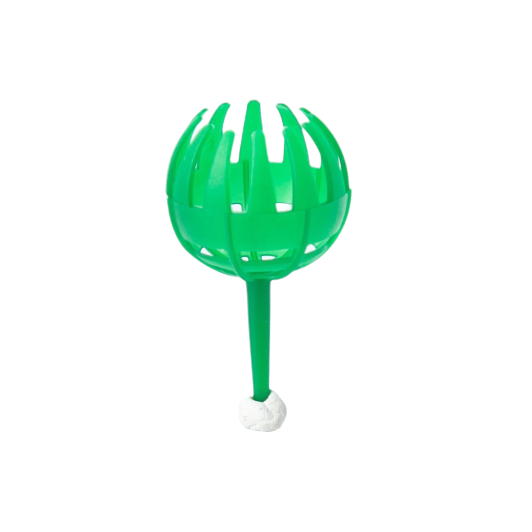 50 Pack Fertiliser Baskets with Ground Spikes (Green Small) - Reusable Garden