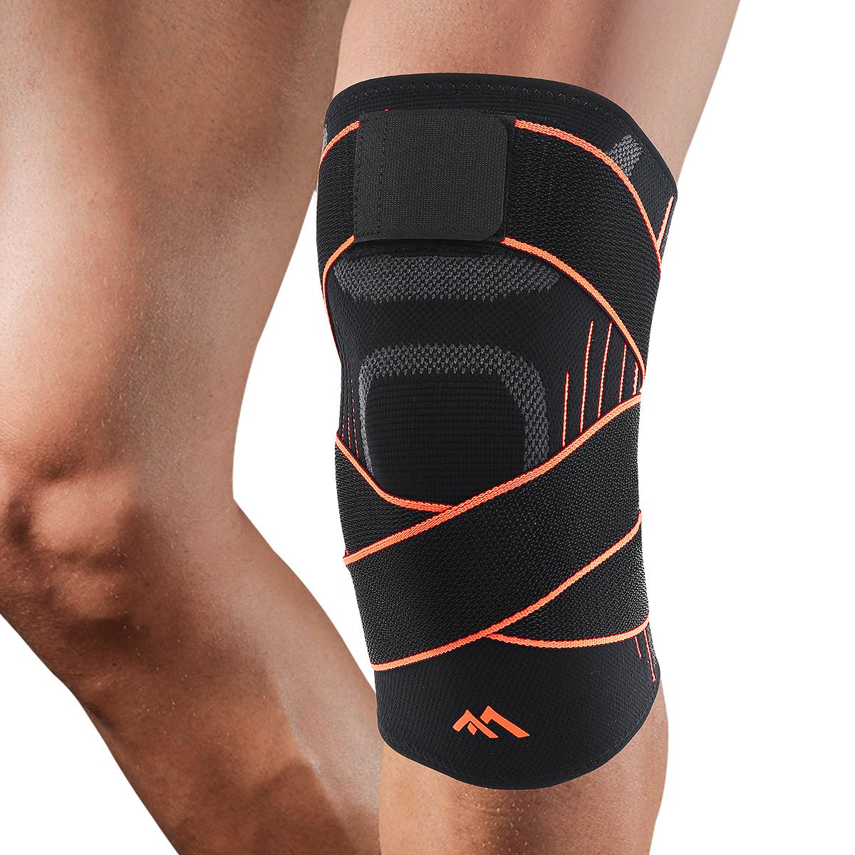 Adjustable Knee Brace 1PC XXL Size - Breathable Compression Knee Support with view 2