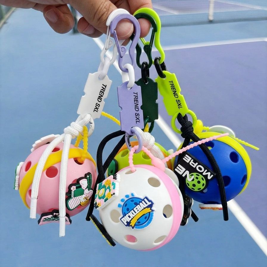 Style B 1PC Pickleball Bag Charm Gift view 4