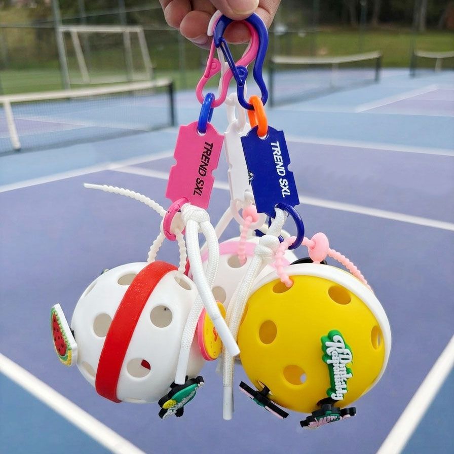 Style C 1PC Pickleball Bag Charm Gift view 3