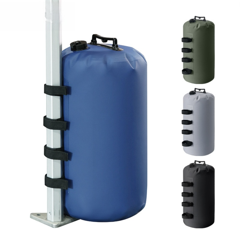 10L(20X30CM) Gazebo Water Weight Bag Blue- Portable Refillable Canopy Leg view 2