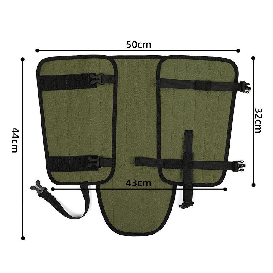 Waterproof Hiking Gaiters Green - 3 Layer Nylon Leg and Boot Covers with view 7