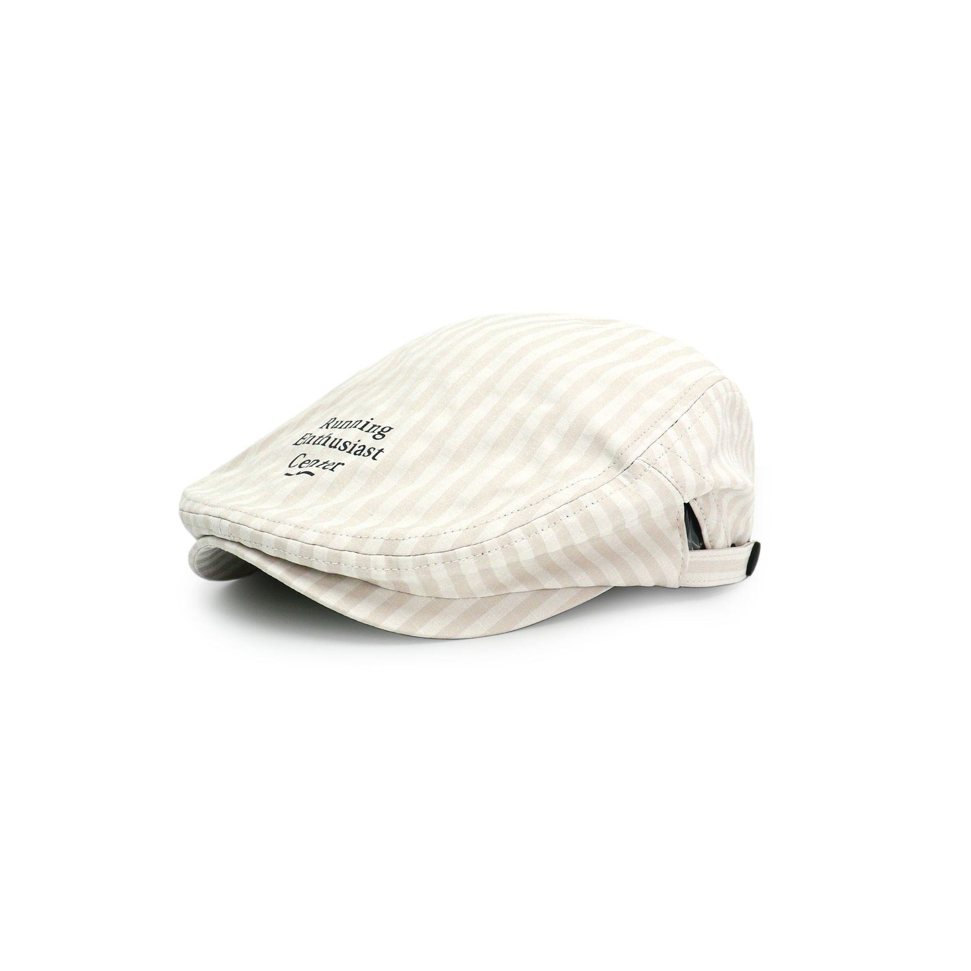 Women's Plaid Flat Cap - Beige Check Newsboy Painter Hat