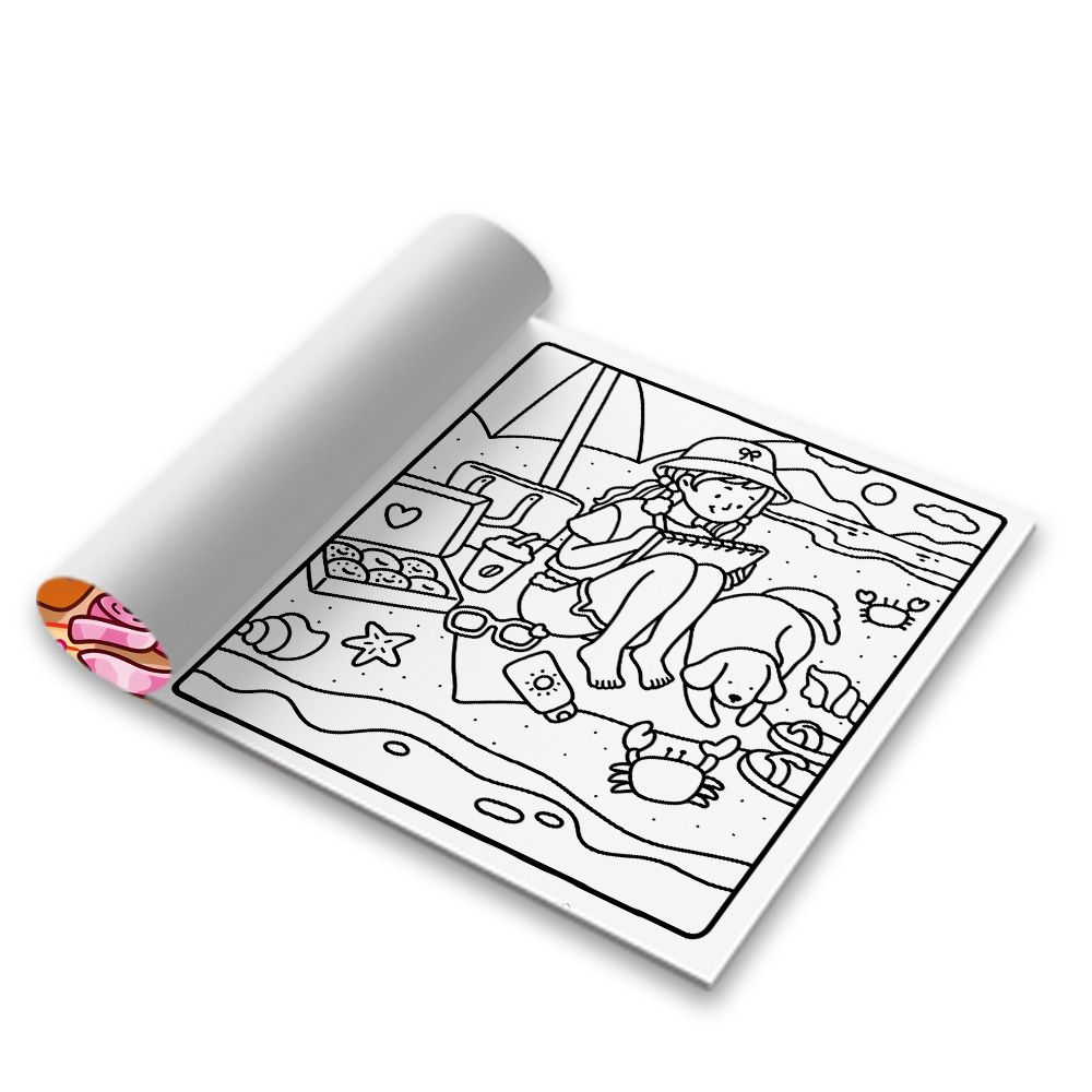 Relaxing Lifestyle Colouring Book - 20 x 20 cm Square Creative Colouring and