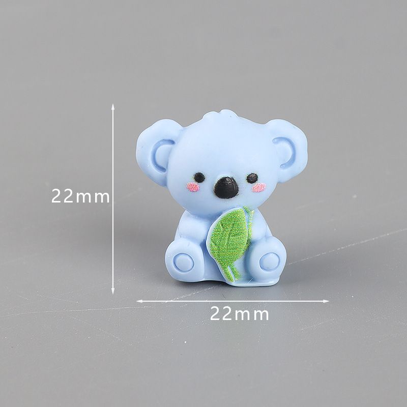 6-Pack Mini Koala Figurines - Cute 3D Resin Animal Ornaments view 4