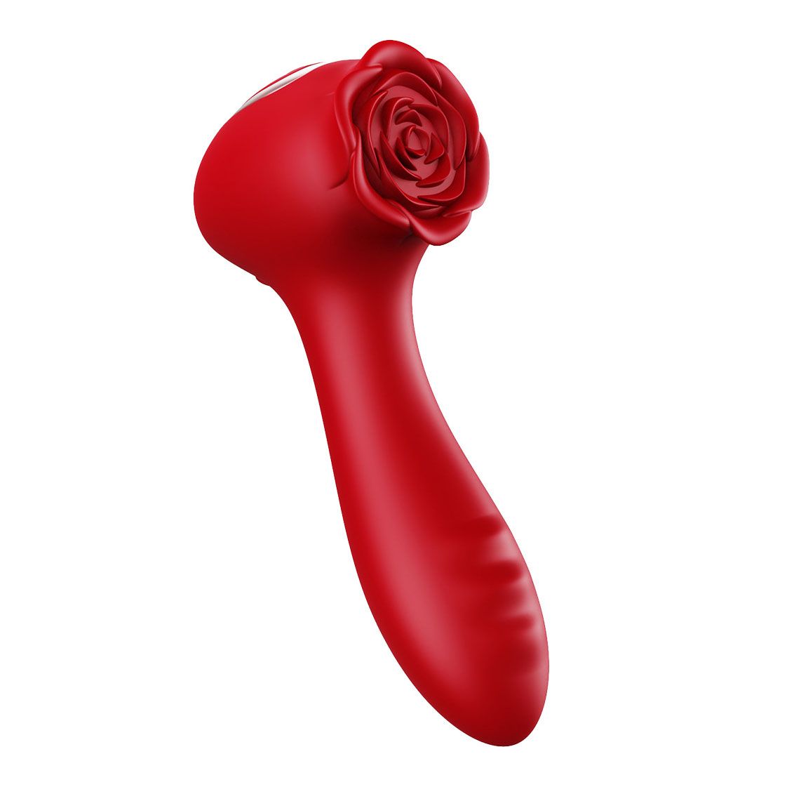 Rose Dual Stimulation Vibrator - 10 Vibration Modes view 2
