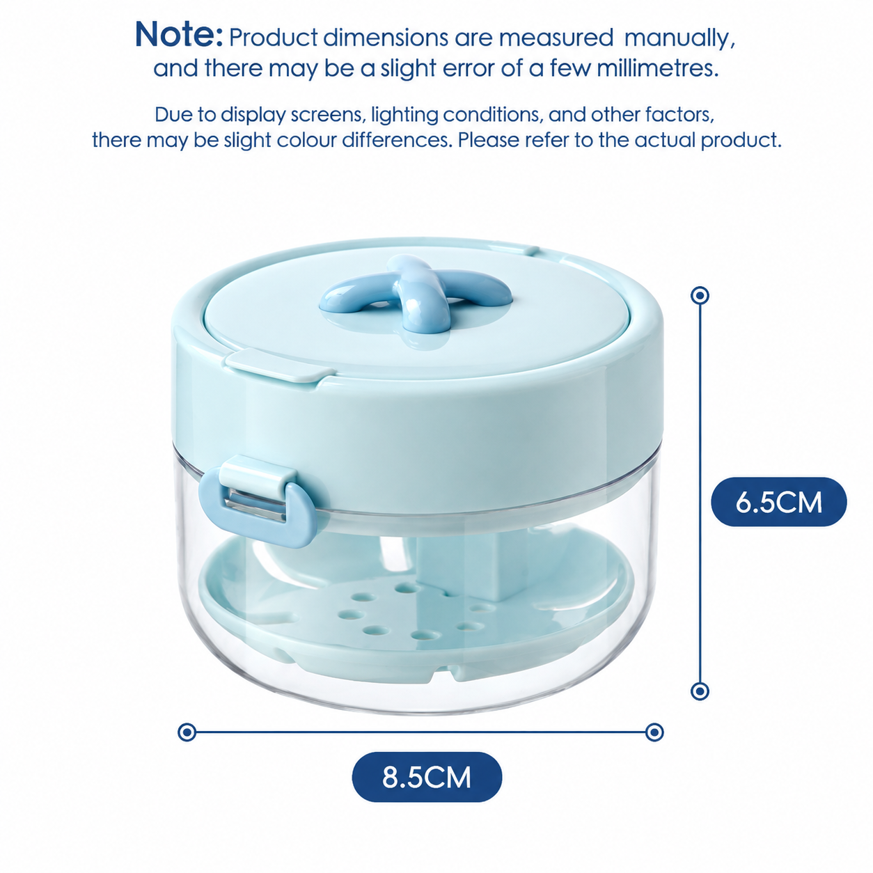 White Retainer Cleaning and Storage Case - 3 in 1 Portable Aligner and Denture view 6