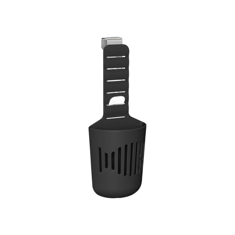 2 PCS Black Toilet Tank Cleaning Tablet Holder - Adjustable Hanging Cistern
