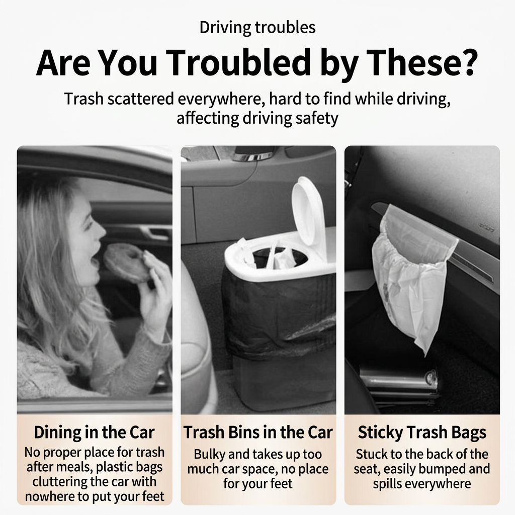 Brown Car Door Storage Bag with Magnetic Closure - Hanging Seat Back Organiser view 4