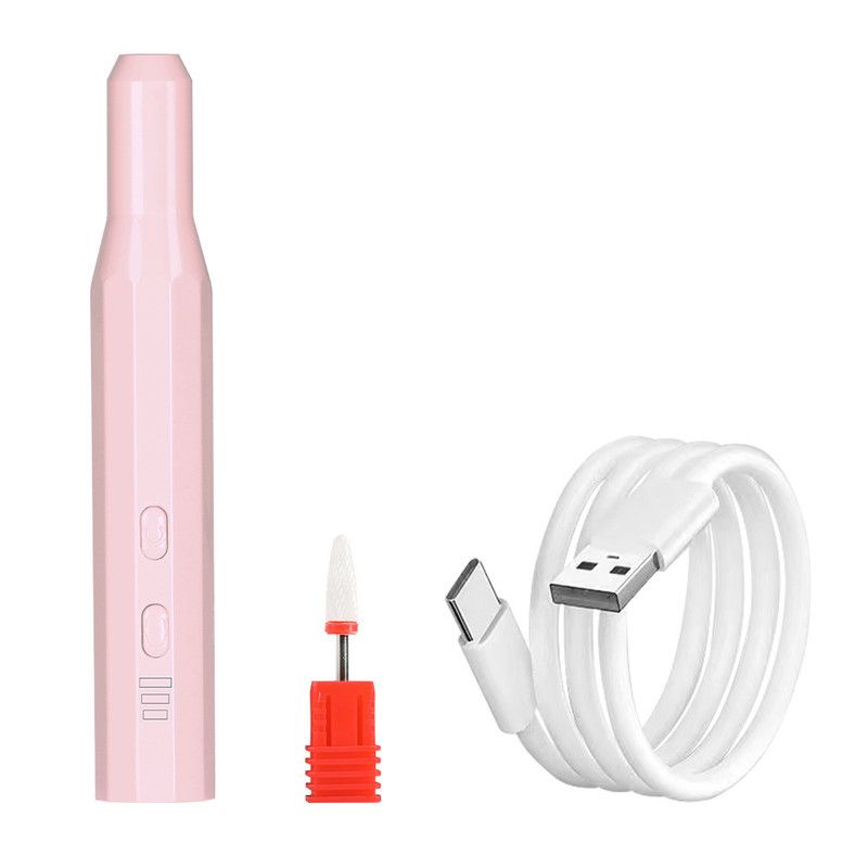Pink Basic Electric Nail Drill Machine Nail File Tool with Adjustable Speed