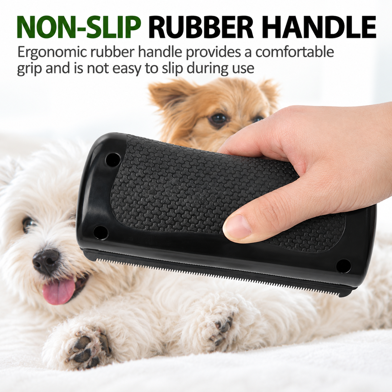Pet Shedding Blade - Steel Serrated Grooming Comb view 4