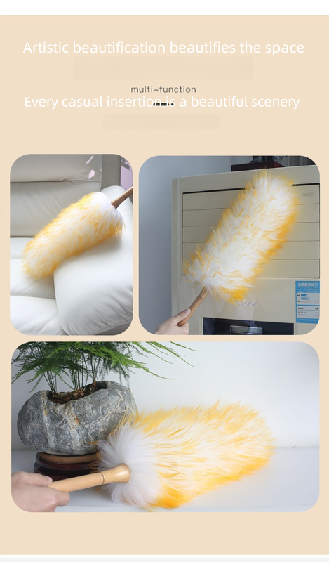 Wool Duster (Medium) - 21 cm Wooden Handle view 6