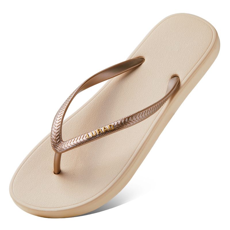 Beige EVA Flip Flops - 25cm Insole