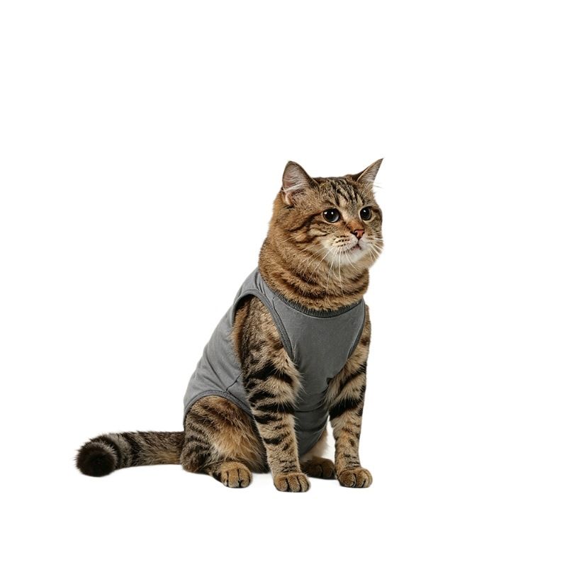 Blue Pet Recovery Suit S Size (Approx. 1-2 kg) - Modal Stretch Post Surgery view 2