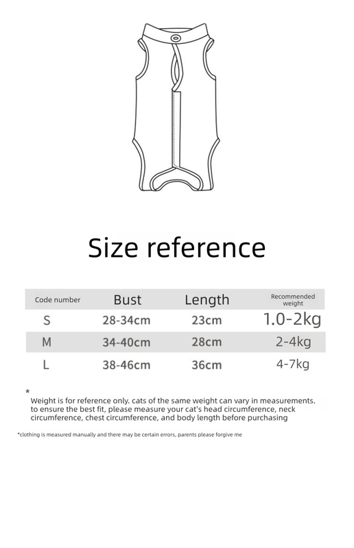 Purple Tie Back Cat Recovery Suit L Size (Approx. 4-7 kg) - Modal Stretch Post view 10