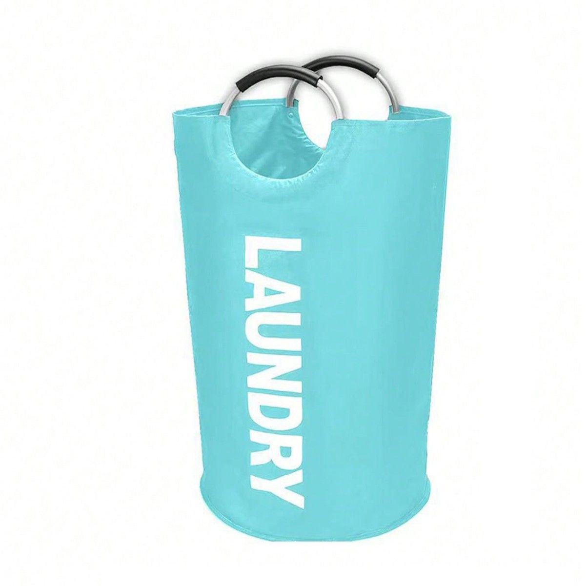 Lake blue Collapsible Laundry Hamper 2 Pack - 38 x 79 cm Oxford Fabric Large