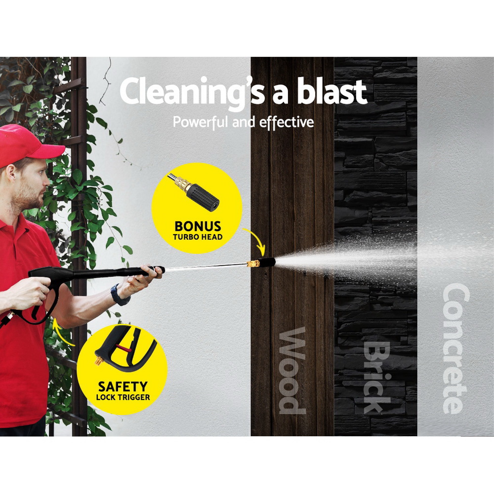 Giantz Petrol High Pressure Cleaner Washer 20M Hose Gurney view 7