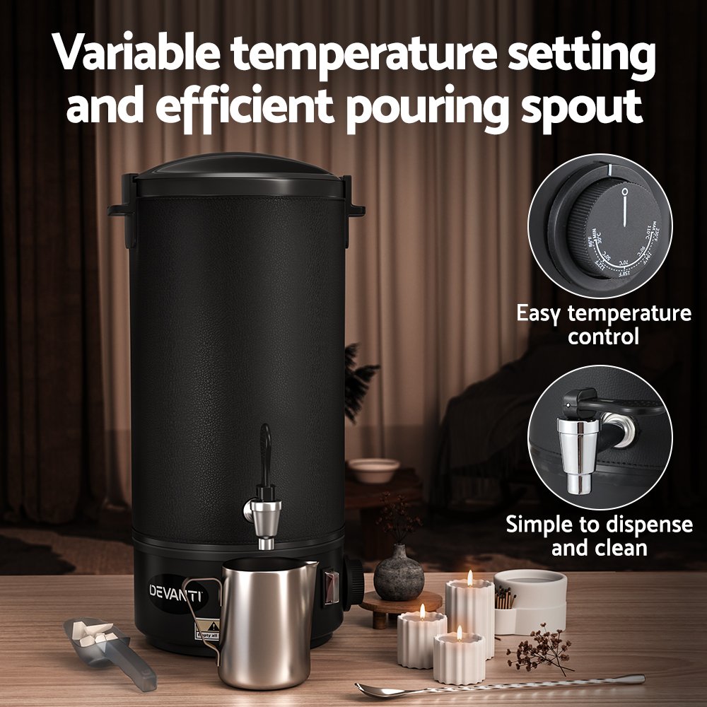 Devanti 10L Wax Melter Candle Making 1520W Melting Pot Furnace Pour Spout Soap view 7