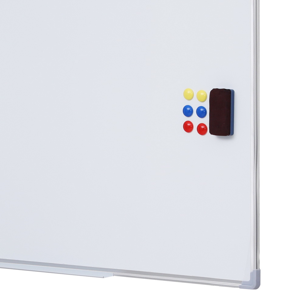 Magnetic Whiteboard 90x120cm Erase Board Marker Eraser Tray Home Office School view 4