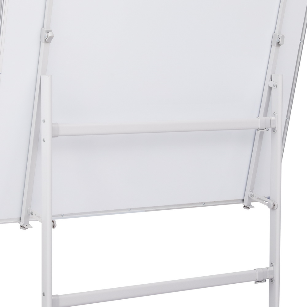 90x120cm Standing Whiteboard with Wheels Magnetic Double-Sided Erase Board view 3
