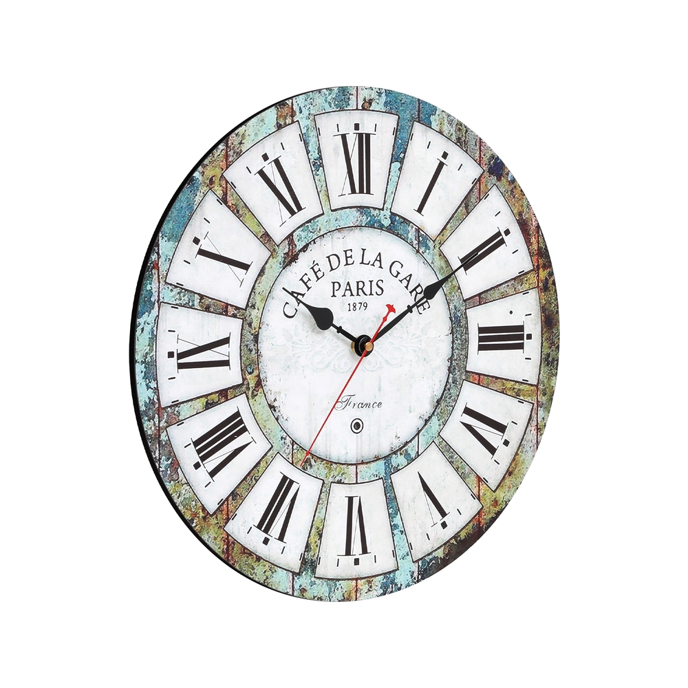 Artiss 40CM Wall Clock Rustic Design view 3