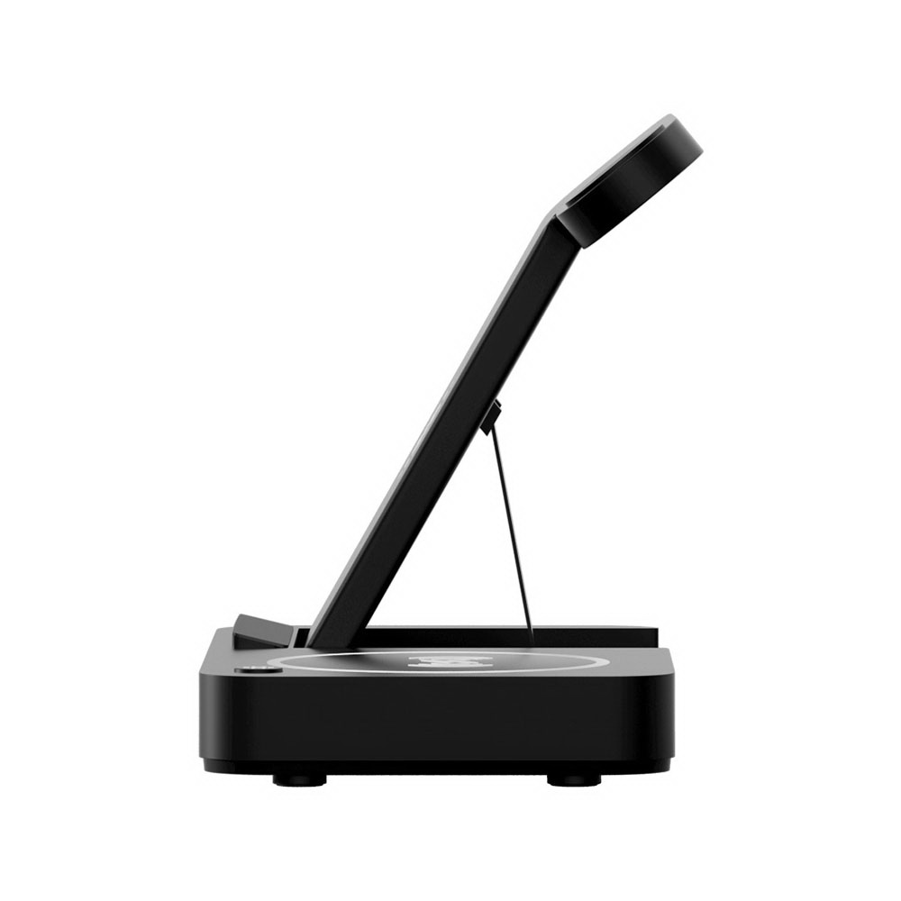 Devanti 4-in-1 Wireless Charger Station Fast Charging for Phone Black view 3