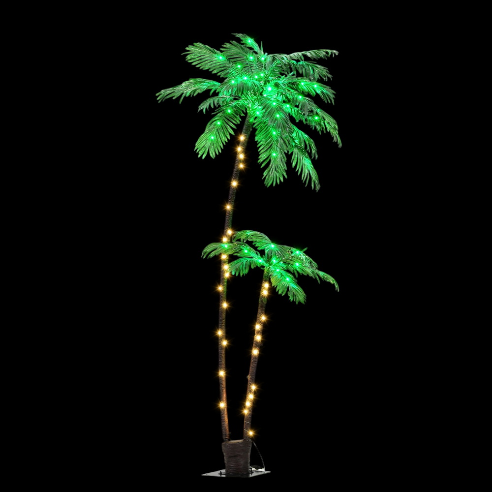 Jingle Jollys Christmas Tree 2.1m LED Lighted Xmas Palm Trees Party Decorations view 3