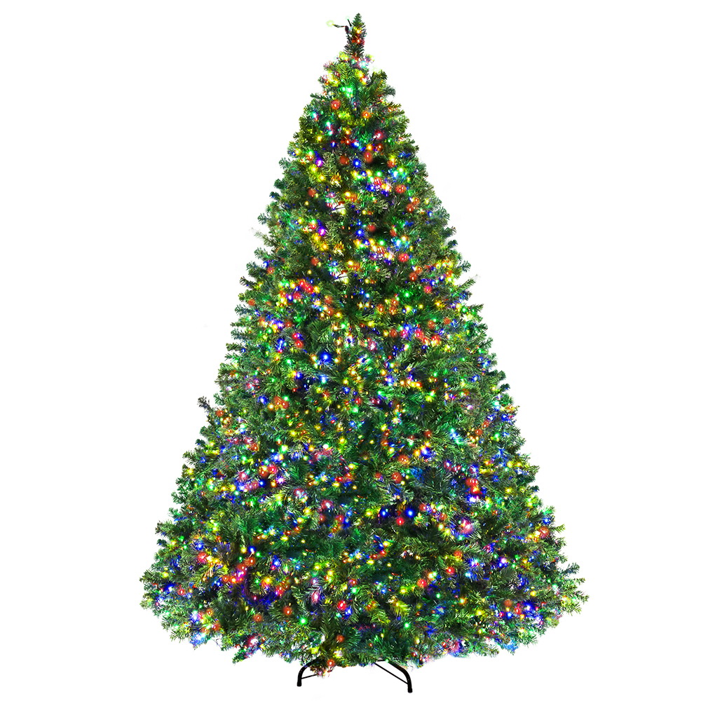 Jingle Jollys Christmas Tree 2.4M Xmas Tree Decoration 8 Light Mode Multi Colour view 3