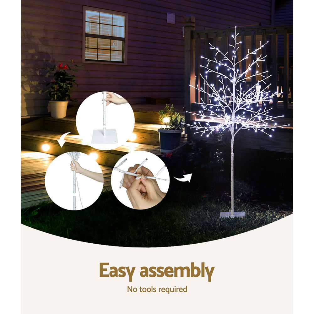 1.5M Christmas Tree 304 LED Solar Jingle Jollys view 7