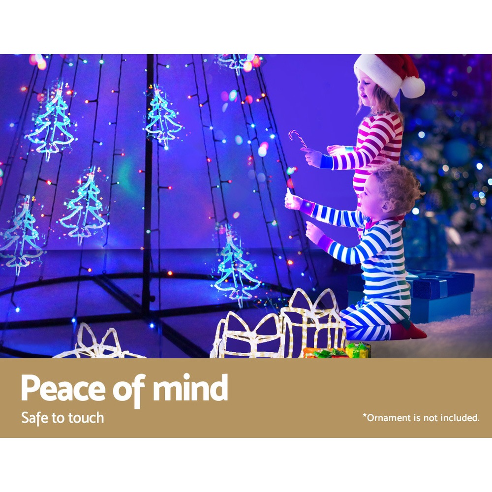 2.1M Christmas Tree 264 LED Solar Jingle Jollys view 5
