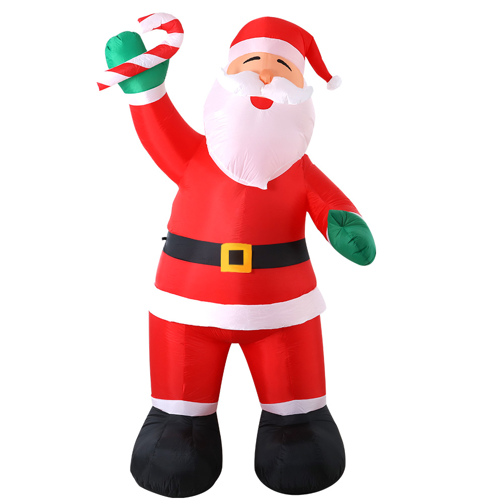 Jingle Jollys Christmas Inflatable Santa 3M Illuminated Decorations view 3