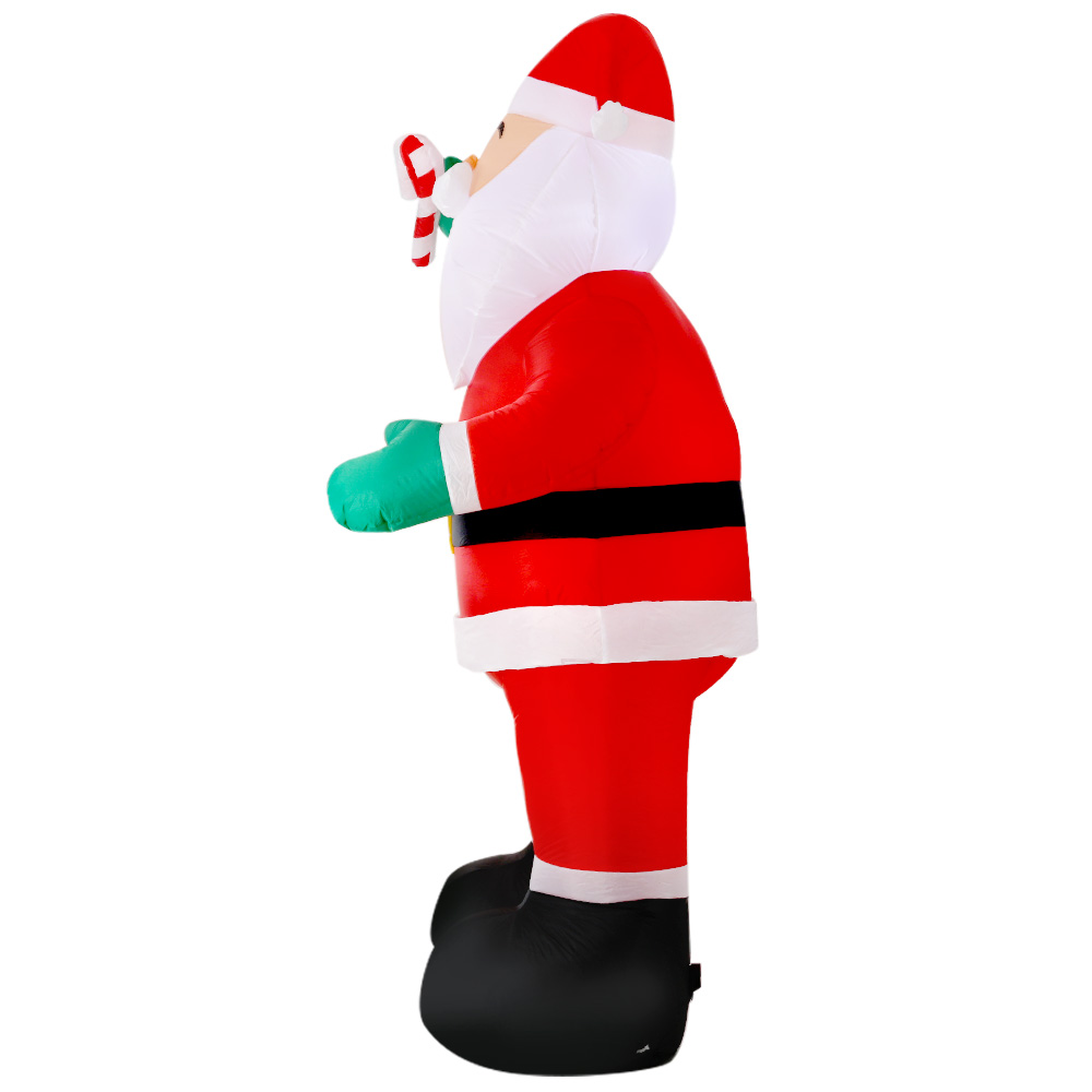 Jingle Jollys Christmas Inflatable Santa 3M Illuminated Decorations view 4
