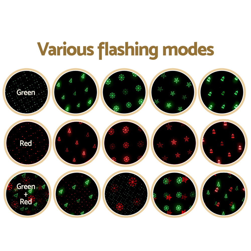 Jingle Jollys Christmas Lights Laser Light Projector Outdoor Decorations view 3
