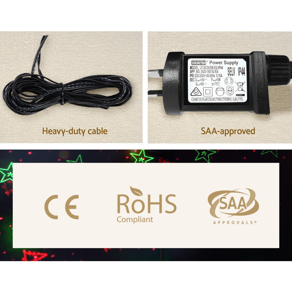 Jingle Jollys Christmas Lights Laser Light Projector Outdoor Decorations view 7