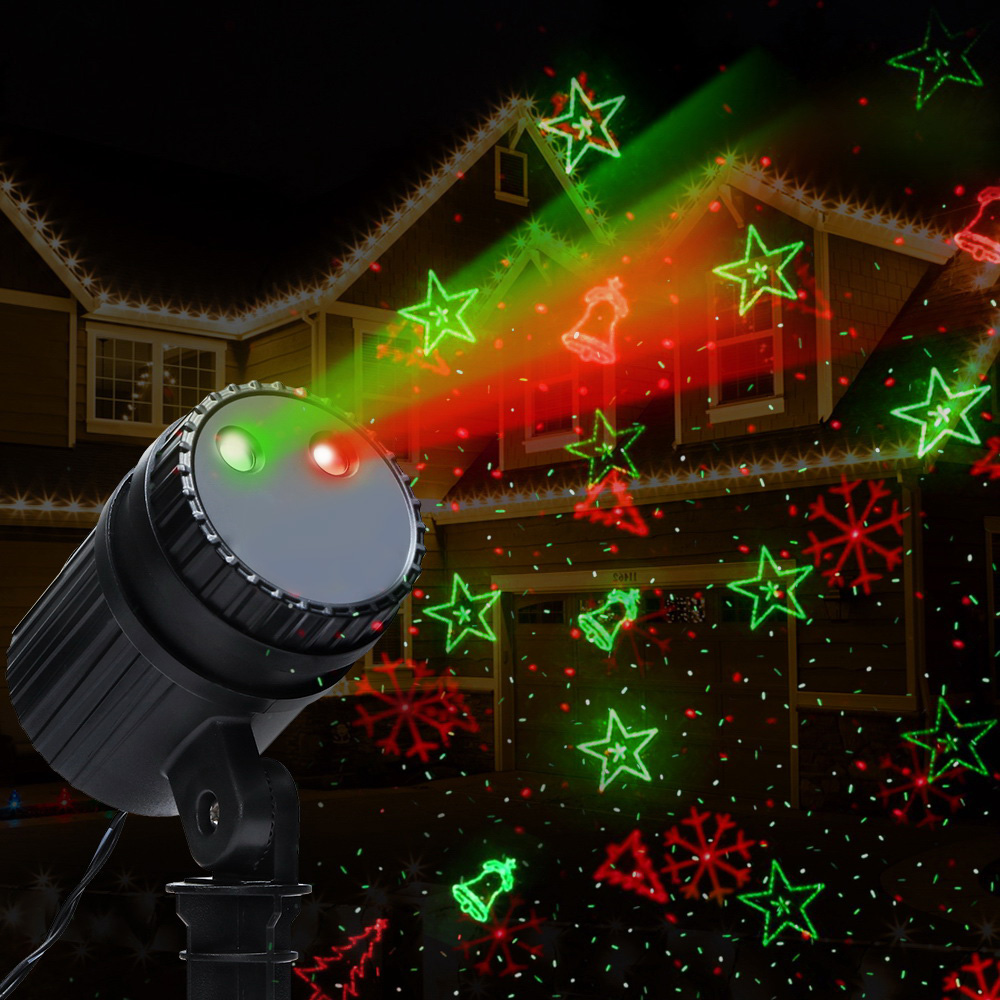 Jingle Jollys Christmas Lights Laser Light Projector Outdoor Decorations view 8