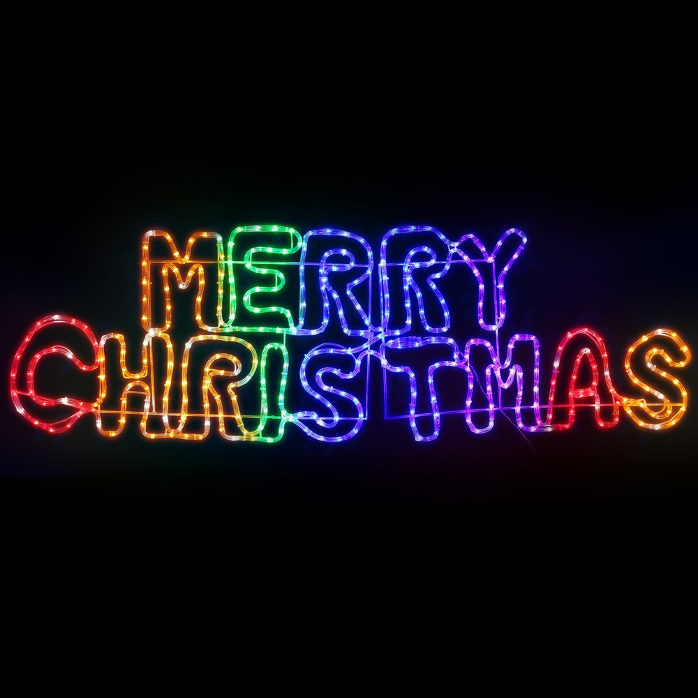 1.6M Christmas Lights Motif 360 LED Rope Light Outdoor Decoration Jingle Jollys — image 1
