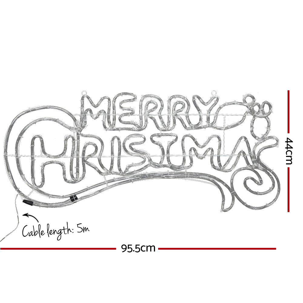 0.96M Christmas Lights Merry Christmas 288 LED Decorations Jingle Jollys view 2