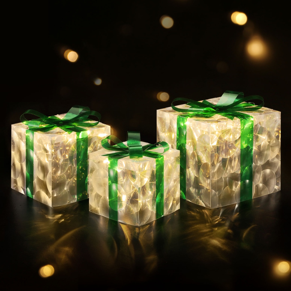 Jingle Jollys Christmas Lights 70 LED Fairy Light Gift Box 3pcs Decorations Set view 7