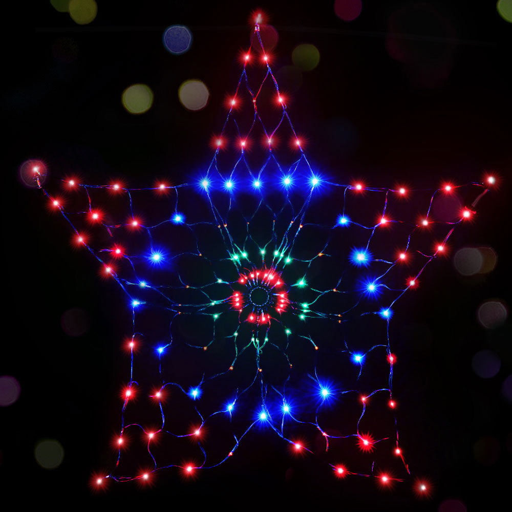 Jingle Jollys Christmas Lights 130cm Snow 130 LED Decorations view 8