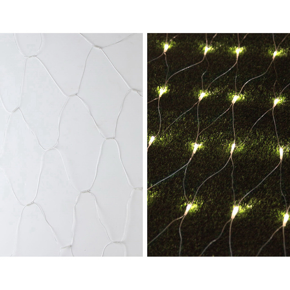 Jingle Jollys ChristmasLights? 4mx6m Net String Light 1000 LED Warm White view 3