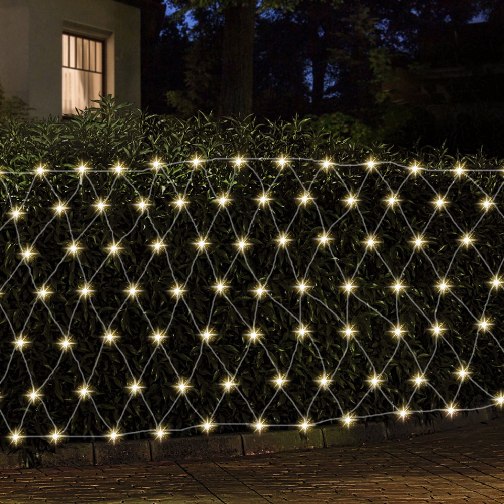 Jingle Jollys Christmas Lights 3Mx2M Net String Light Decorations Warm 504 LED view 7