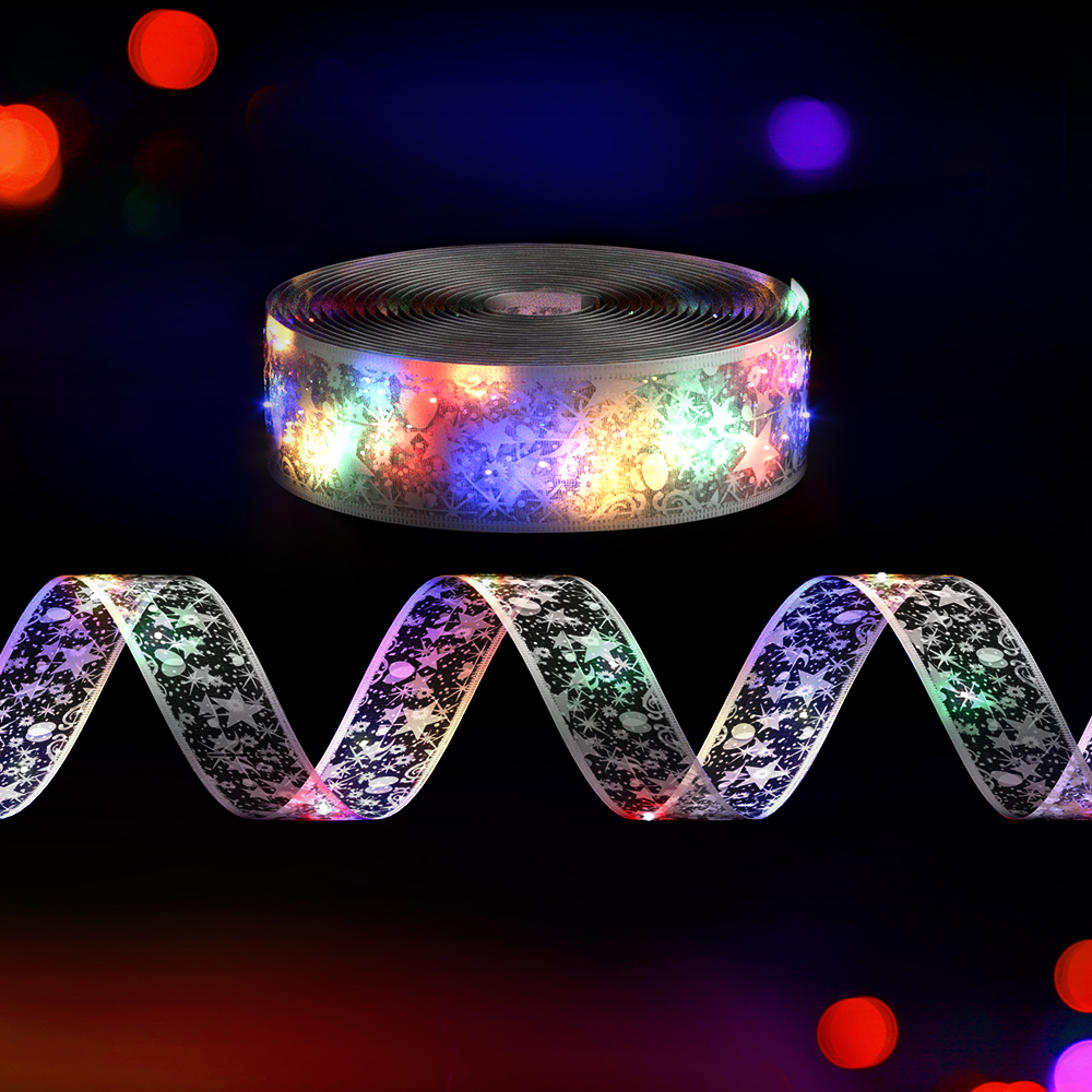 Jingle Jollys 20M Christmas Lights Fairy Ribbon Light 200 LED Xmas Decor Colored view 6