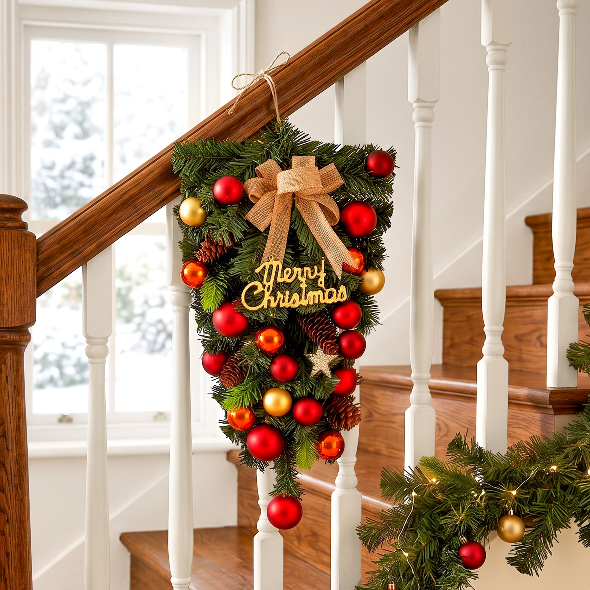 Jingle Jollys Hanging Christmas Garland 50CM Ornaments Party Decorations view 7
