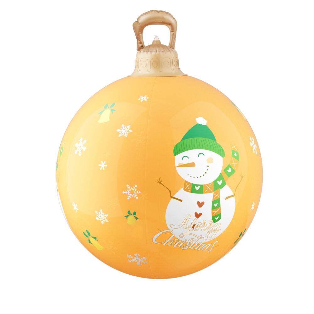 Jingle Jollys Christmas Inflatable Ball 60cm Led Illuminated Snowman Xmas Decor view 4