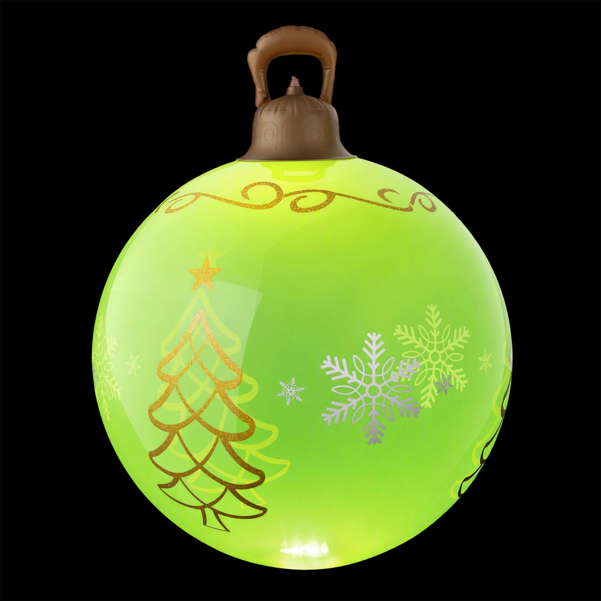 Jingle Jollys Christmas Inflatable Ball 60cm Led Illuminated Xmas Decoration view 2
