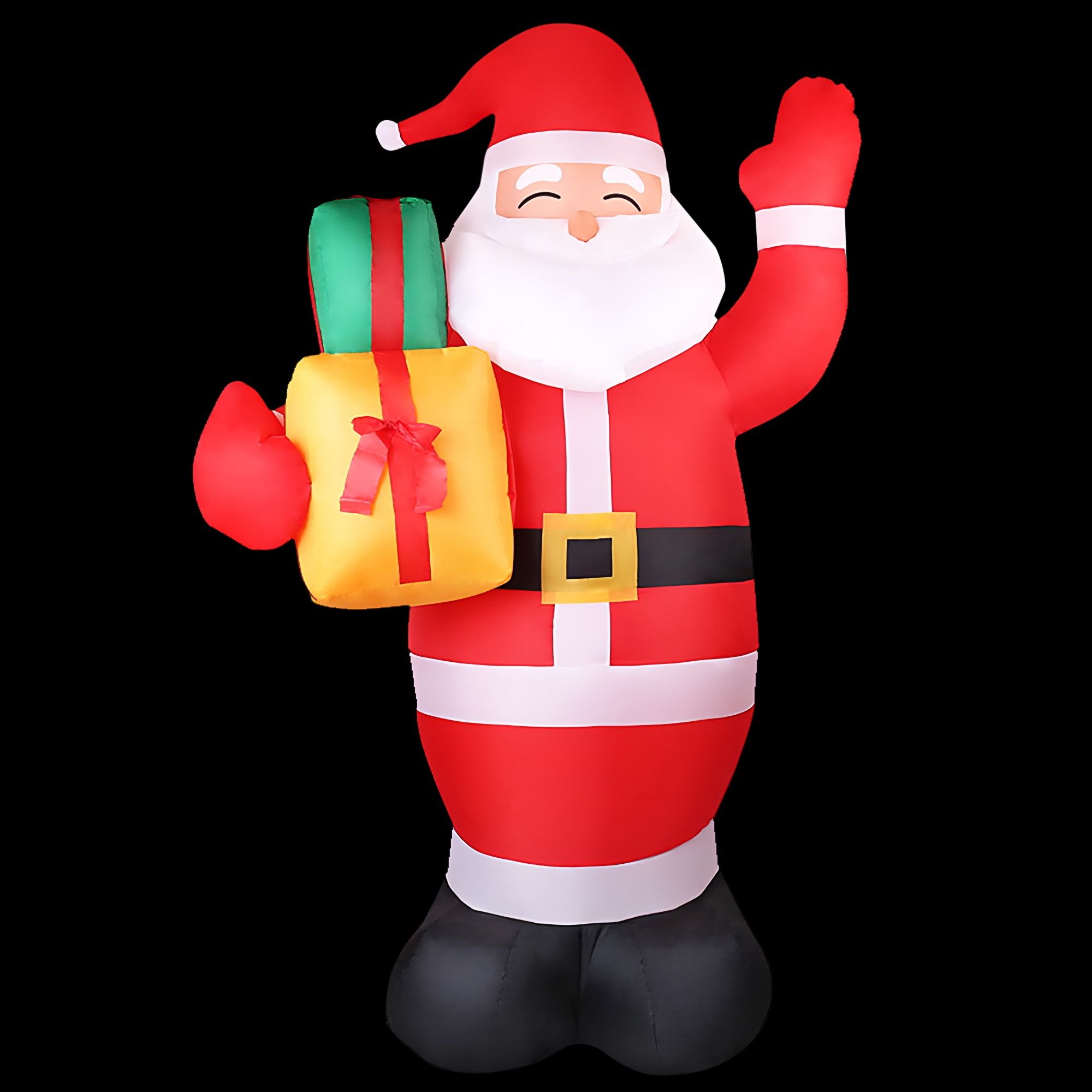 Jingle Jollys Christmas Inflatable Santa 2.4M Illuminated Decorations — image 1