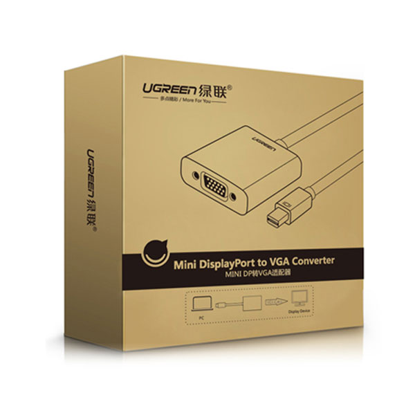 UGREEN Mini DP Port to VGA Converter (10459) view 3