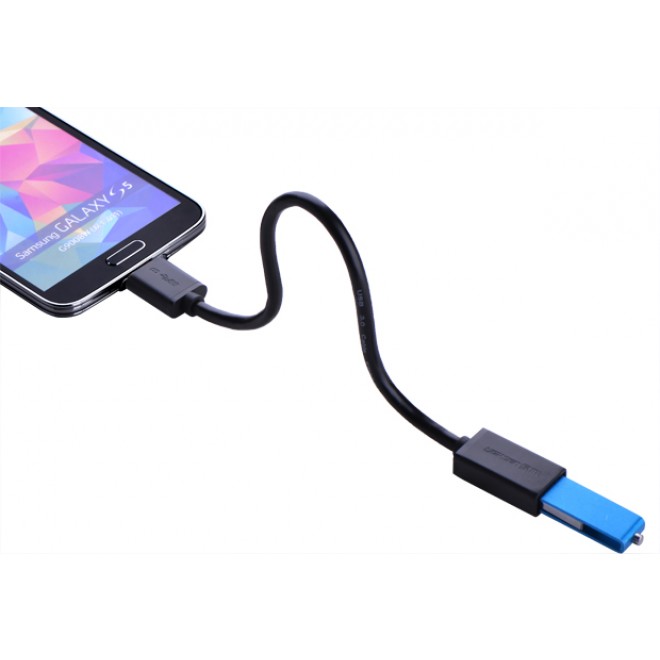 UGREEN Micro USB 3.0 OTG Cable For Samsung Note 3/S4/S5 - Black (10816) view 2